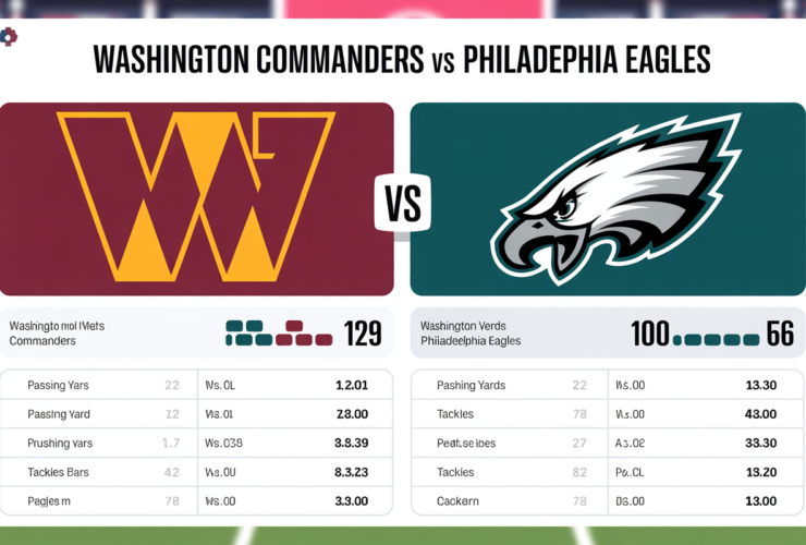 Washington Commanders vs Philadelphia Eagles Match Player Stats