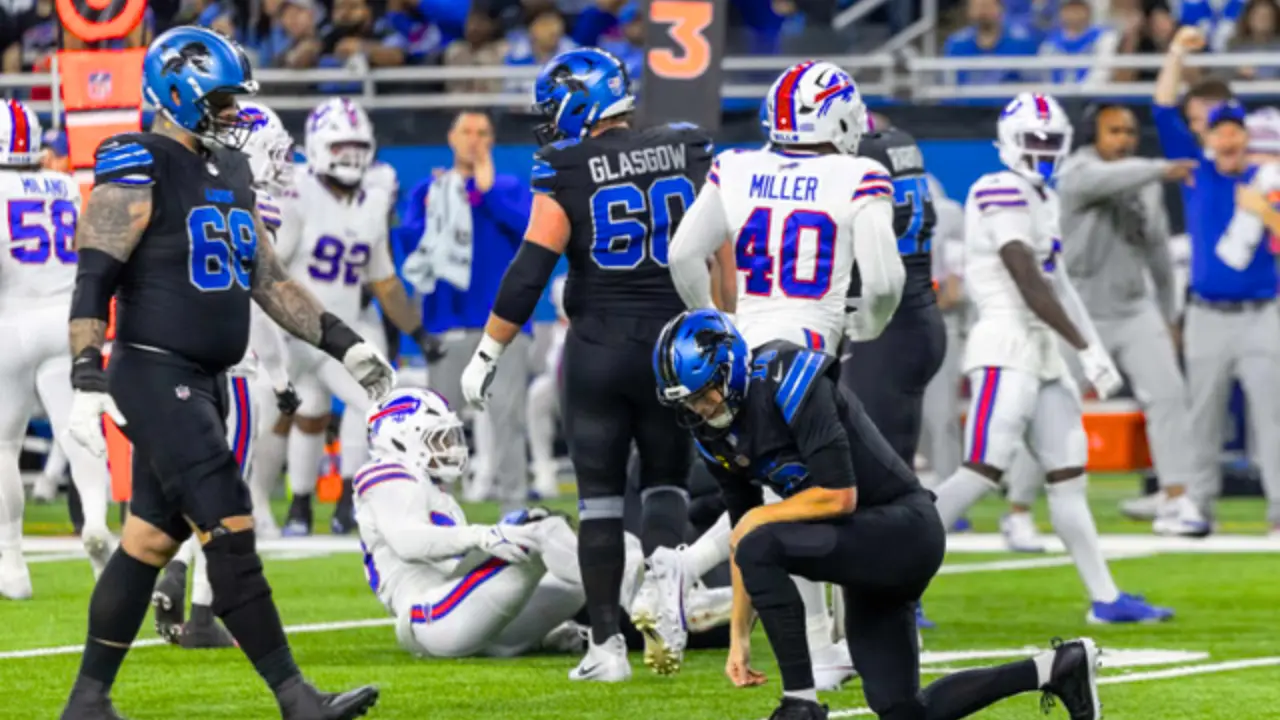 Buffalo Bills vs Detroit Lions Match Player Stats